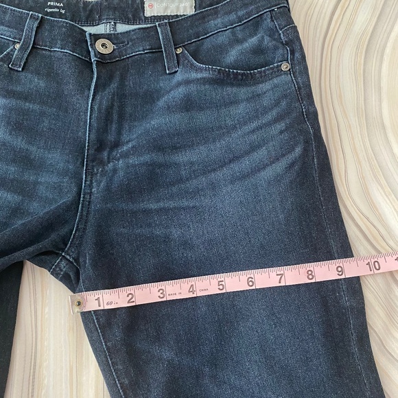 AG Adriano Goldschmied Prima Cigarette Contour 360 Denim Dark Blue Jeans 27x30 - Picture 8 of 15